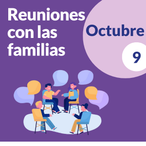 Reuniones con las familias. Curso 24-25.