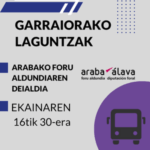 Garraio laguntzak 2024-2025