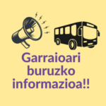 25-26 ikasturtea: Garraioari buruzko oharra